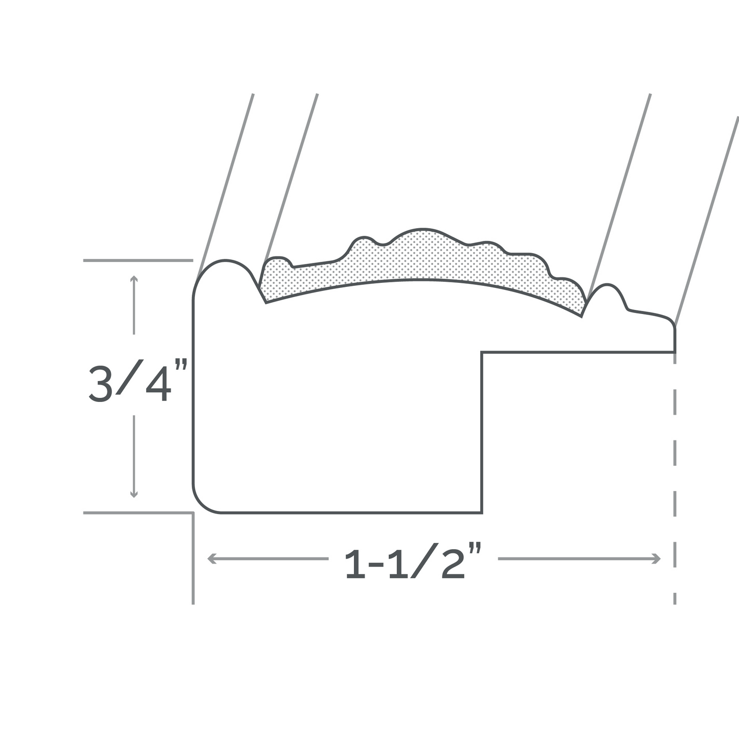 Afina Signature 30" x 36" Aristocrat Antique Silver Frame Mirror