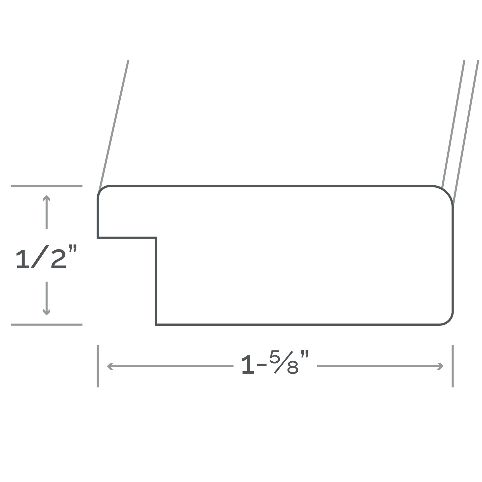 Afina Signature 30" x 36" Arlington Pickled Frame Mirror