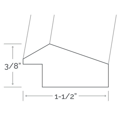 Afina Signature 30" x 36" Colorgrain Green Frame Mirror