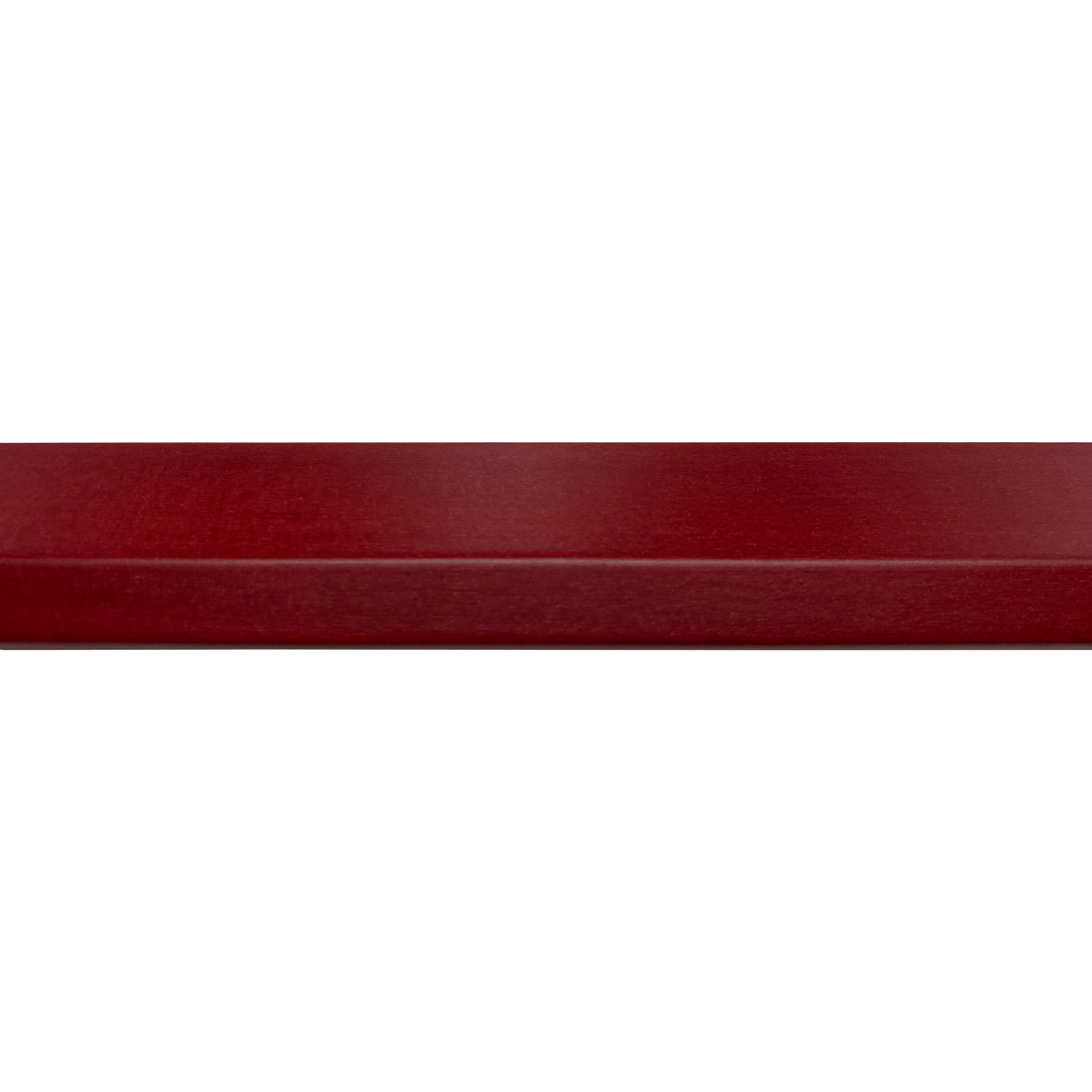 Afina Signature 30" x 36" Colorgrain Red Frame Mirror