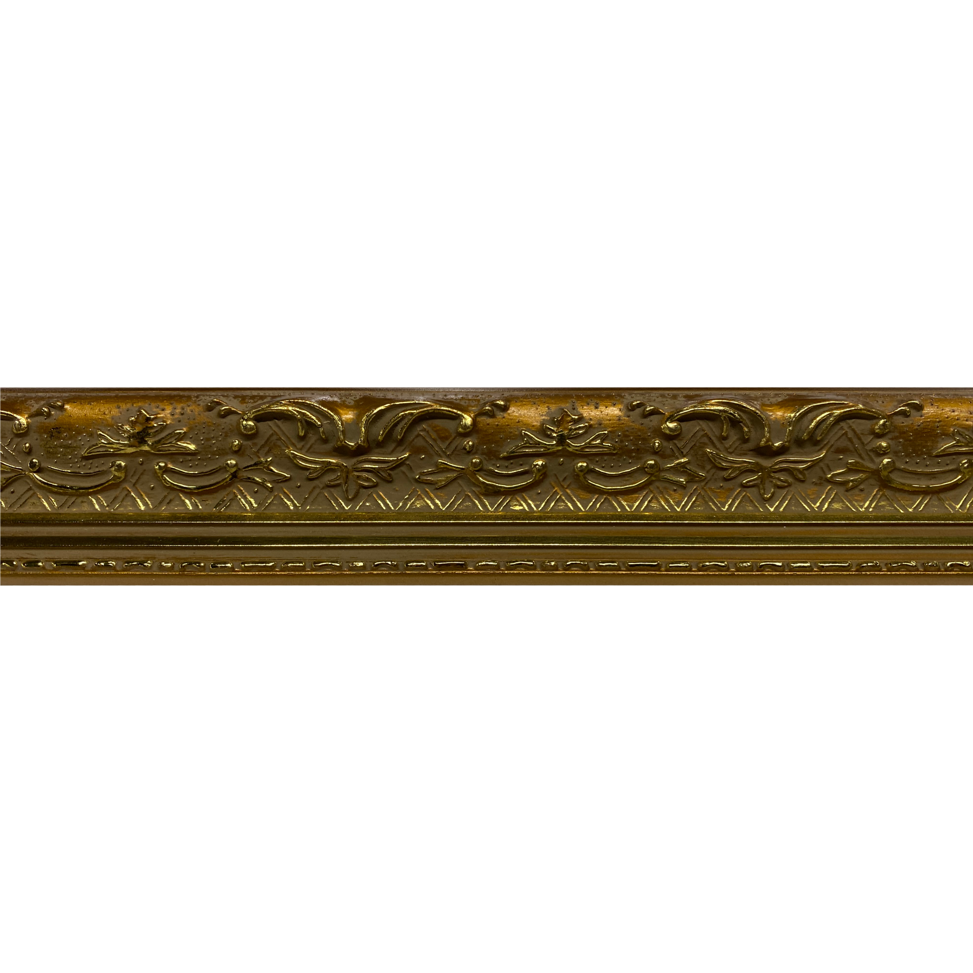 Afina Signature 30" x 36" Majestic Brilliant Gold Frame Mirror