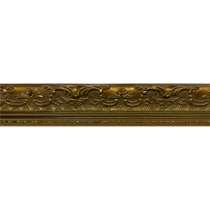 Afina Signature 30" x 36" Majestic Brilliant Gold Frame Mirror