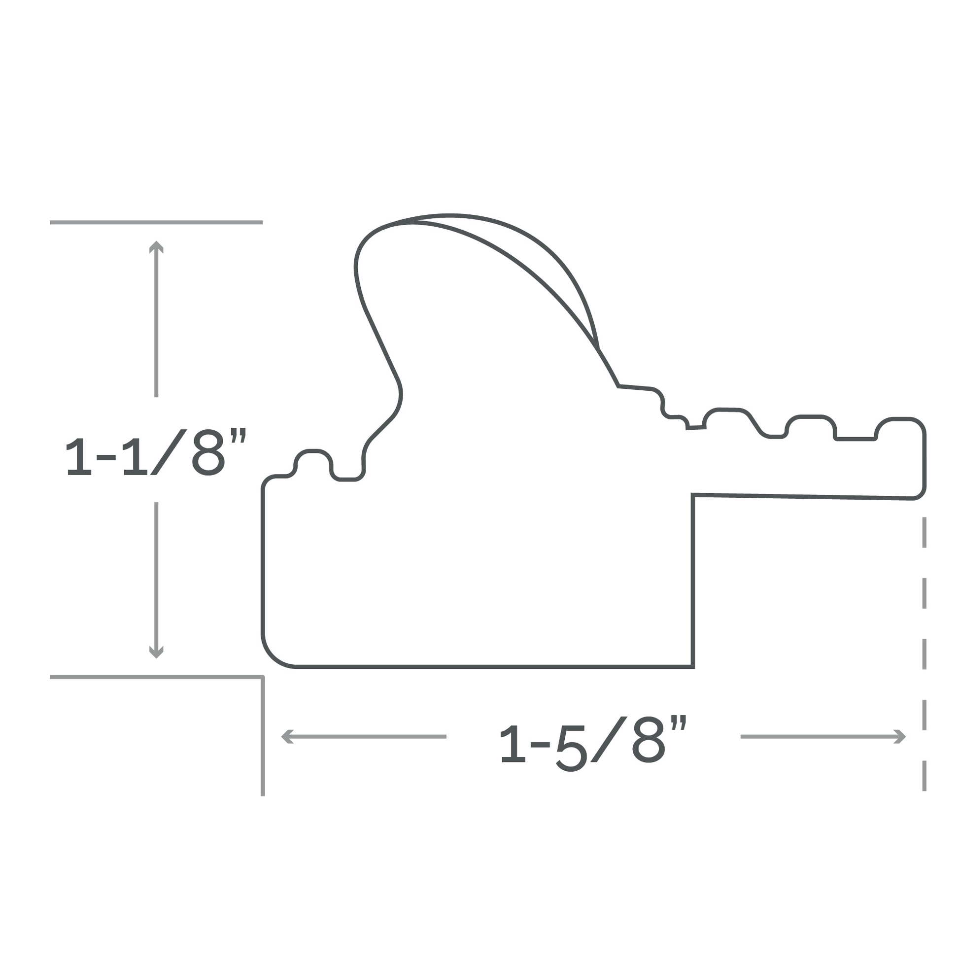 Afina Signature 30" x 36" Majestic Brilliant Gold Frame Mirror