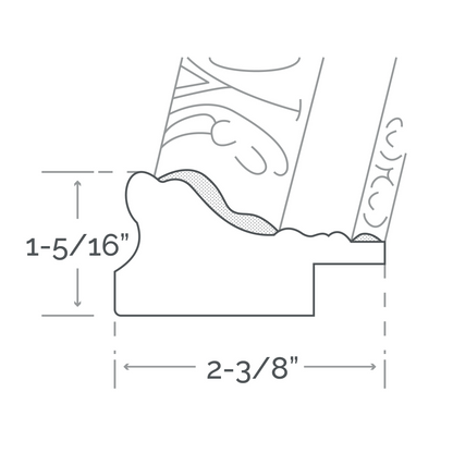 Afina Signature 30" x 36" Siena Antique Oiled Bronze Frame Mirror