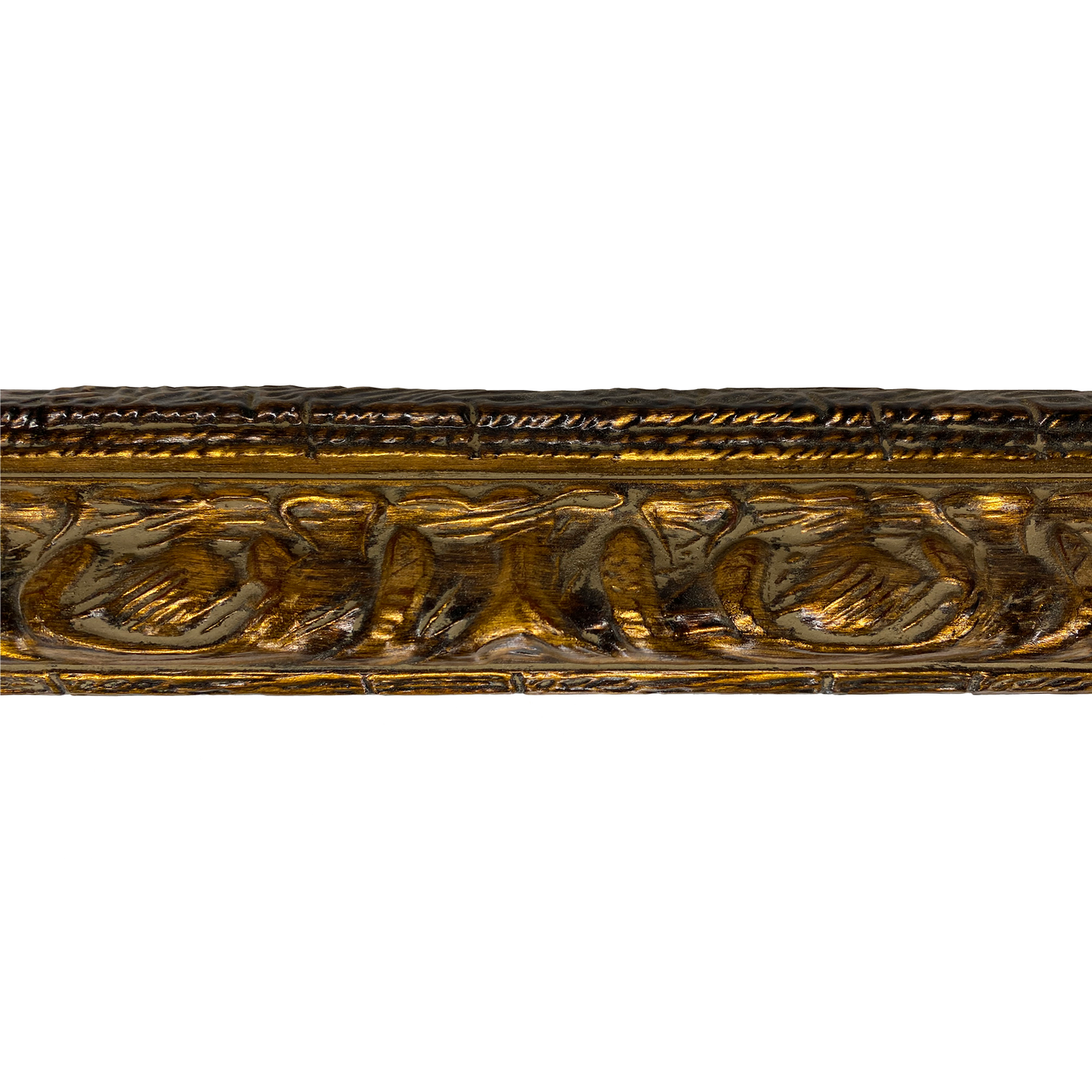 Afina Signature 30" x 36" Tuscany Antique Gold Frame Mirror