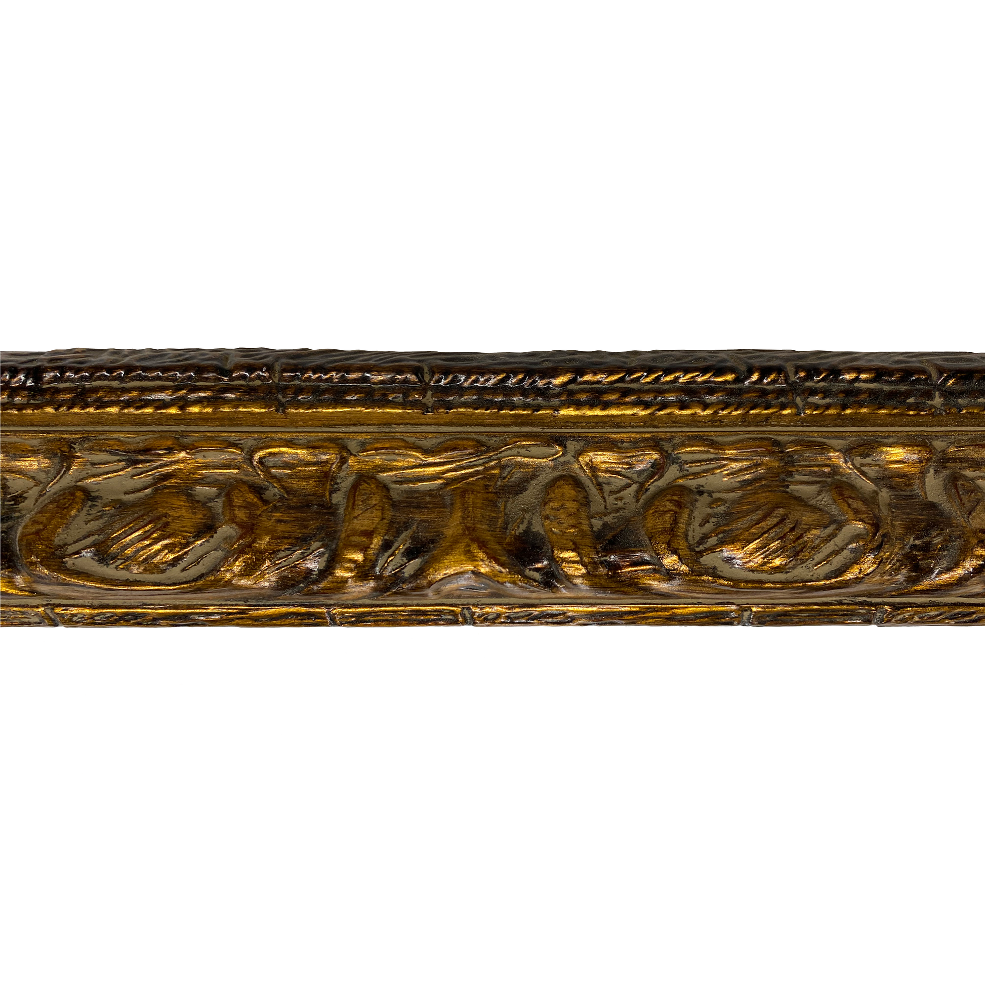 Afina Signature 30" x 36" Tuscany Antique Gold Frame Mirror