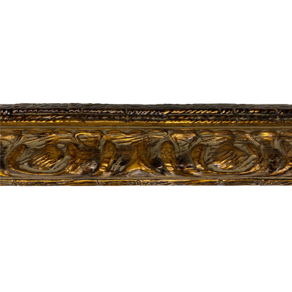 Afina Signature 30" x 36" Tuscany Antique Gold Frame Mirror