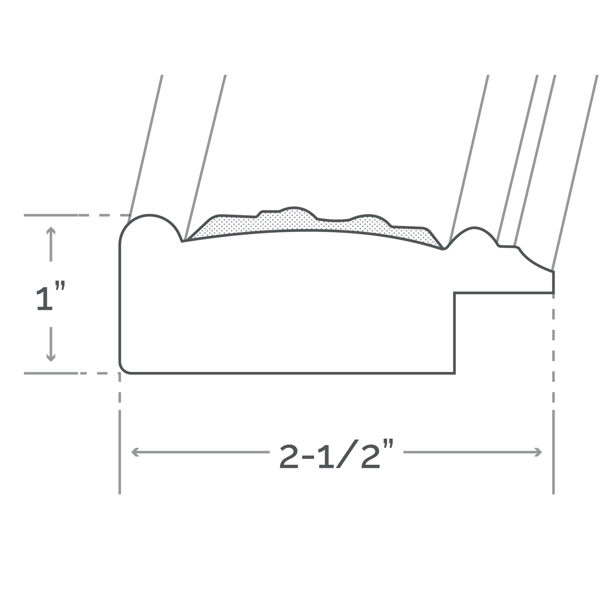 Afina Signature 30" x 36" Versailes Antique Pewter Frame Mirror