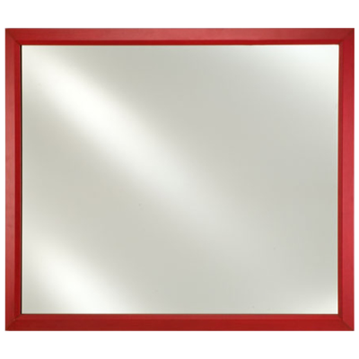 Afina Signature 30" x 36" Valencia Antique Silver Frame Mirror