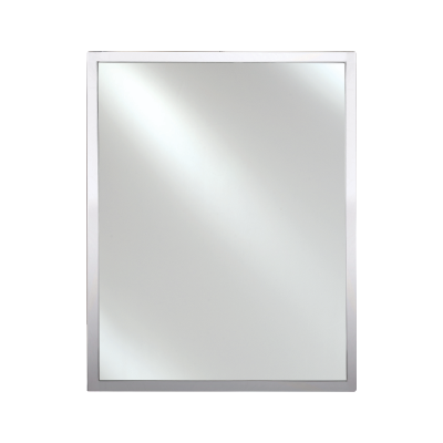 Afina Slim Line 24" x 30" Stainless Steel Brushed Satin Framed Single Door Medicine Cabinet