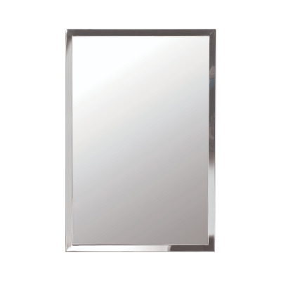 Afina Slim Line 24" x 30" Stainless Steel Polished Chrome Framed Single Door Medicine Cabinet