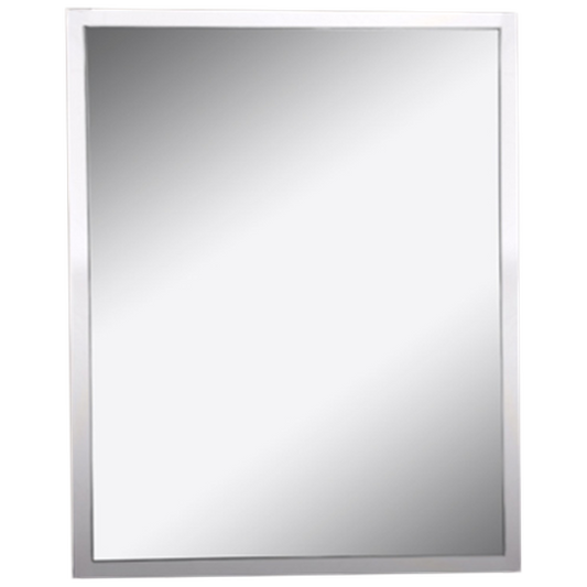 Afina Urban Steel 20" x 30" Brushed Stainless Wall Mirror