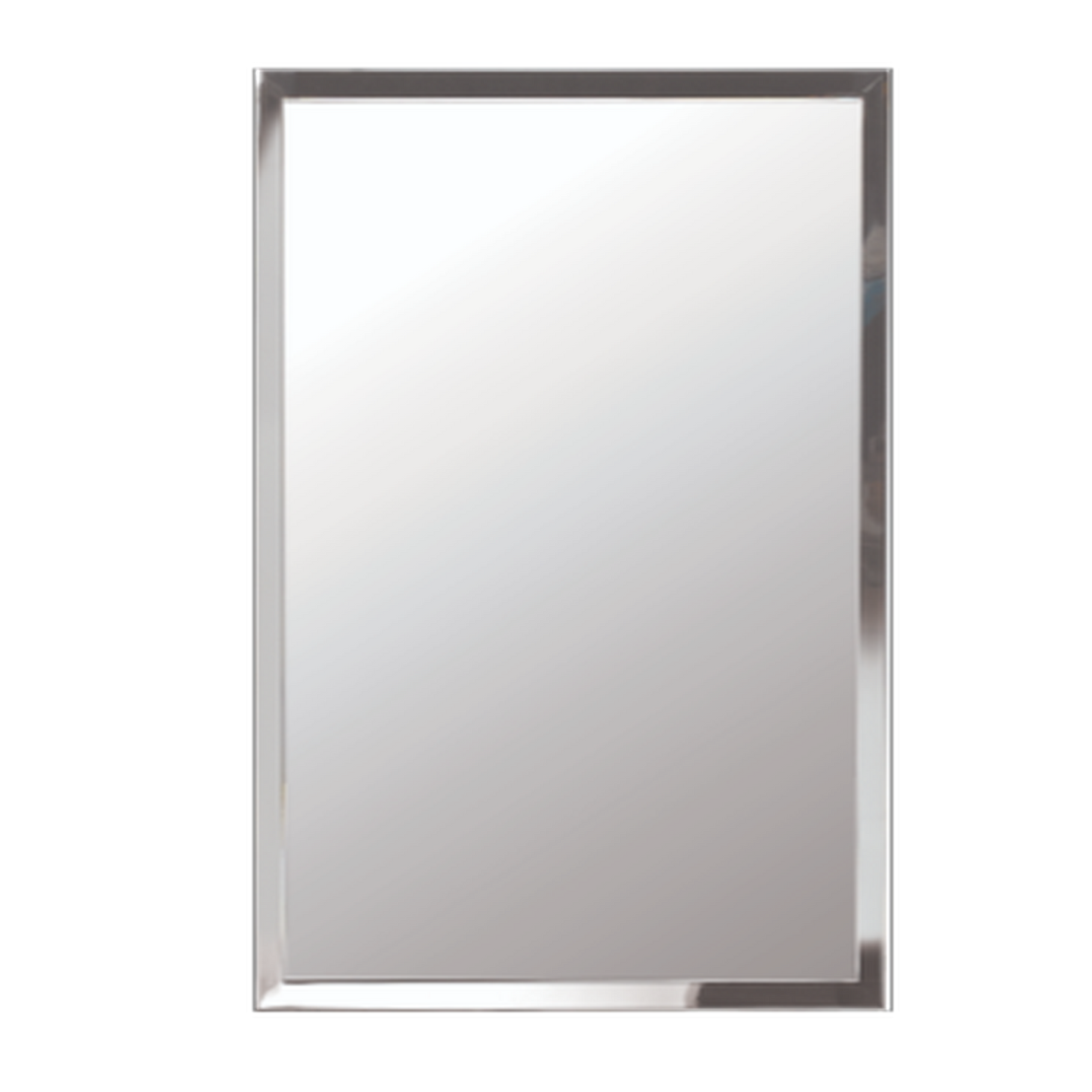Afina Urban Steel 20" x 30" Polished Stainless Wall Mirror