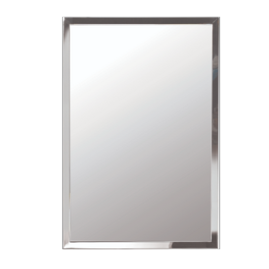 Afina Urban Steel 20" x 30" Polished Stainless Wall Mirror