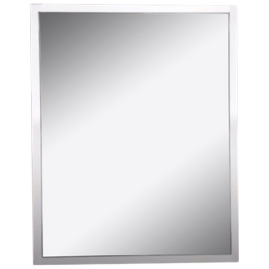 Afina Urban Steel 24" x 30" Brushed Stainless Wall Mirror