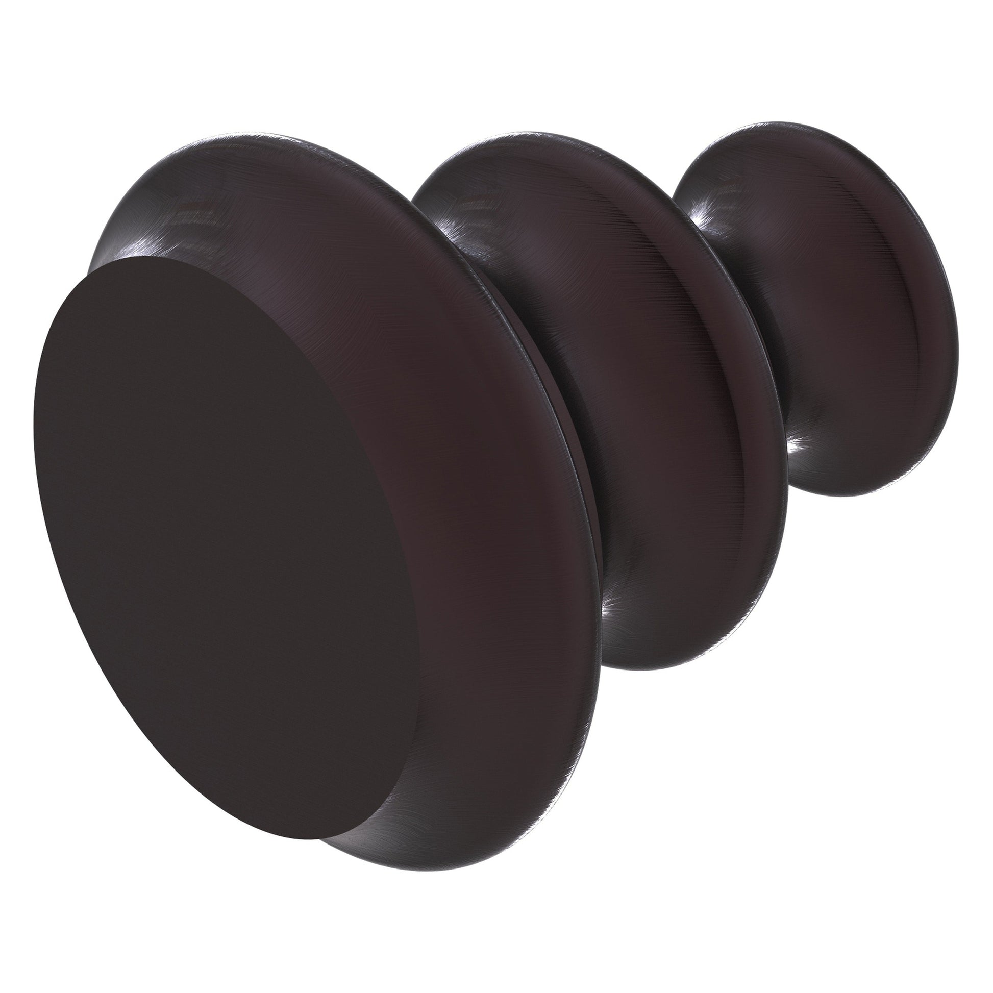 Allied Brass A-1 1" x 1" Antique Bronze Solid Brass Designer Cabinet Knob