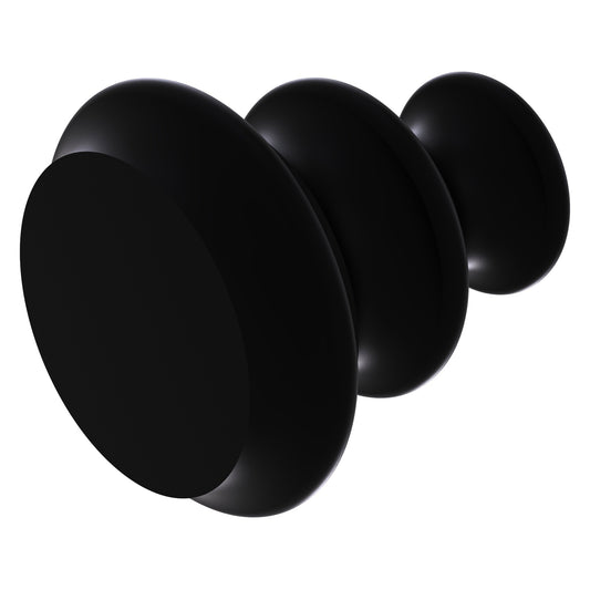 Allied Brass A-1 1" x 1" Matte Black Solid Brass Designer Cabinet Knob