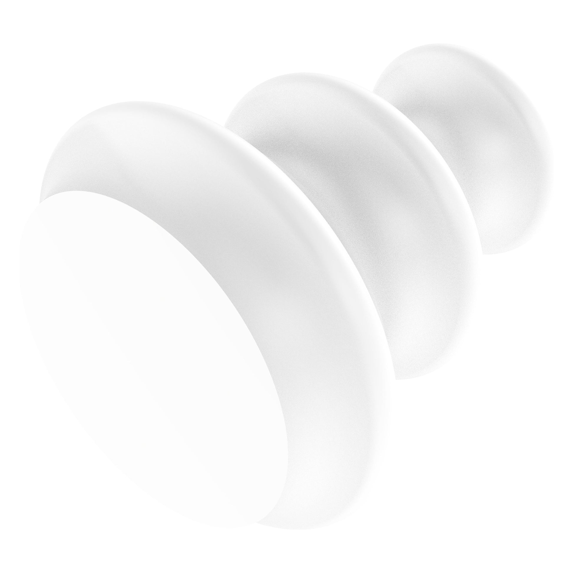 Allied Brass A-1 1" x 1" Matte White Solid Brass Designer Cabinet Knob