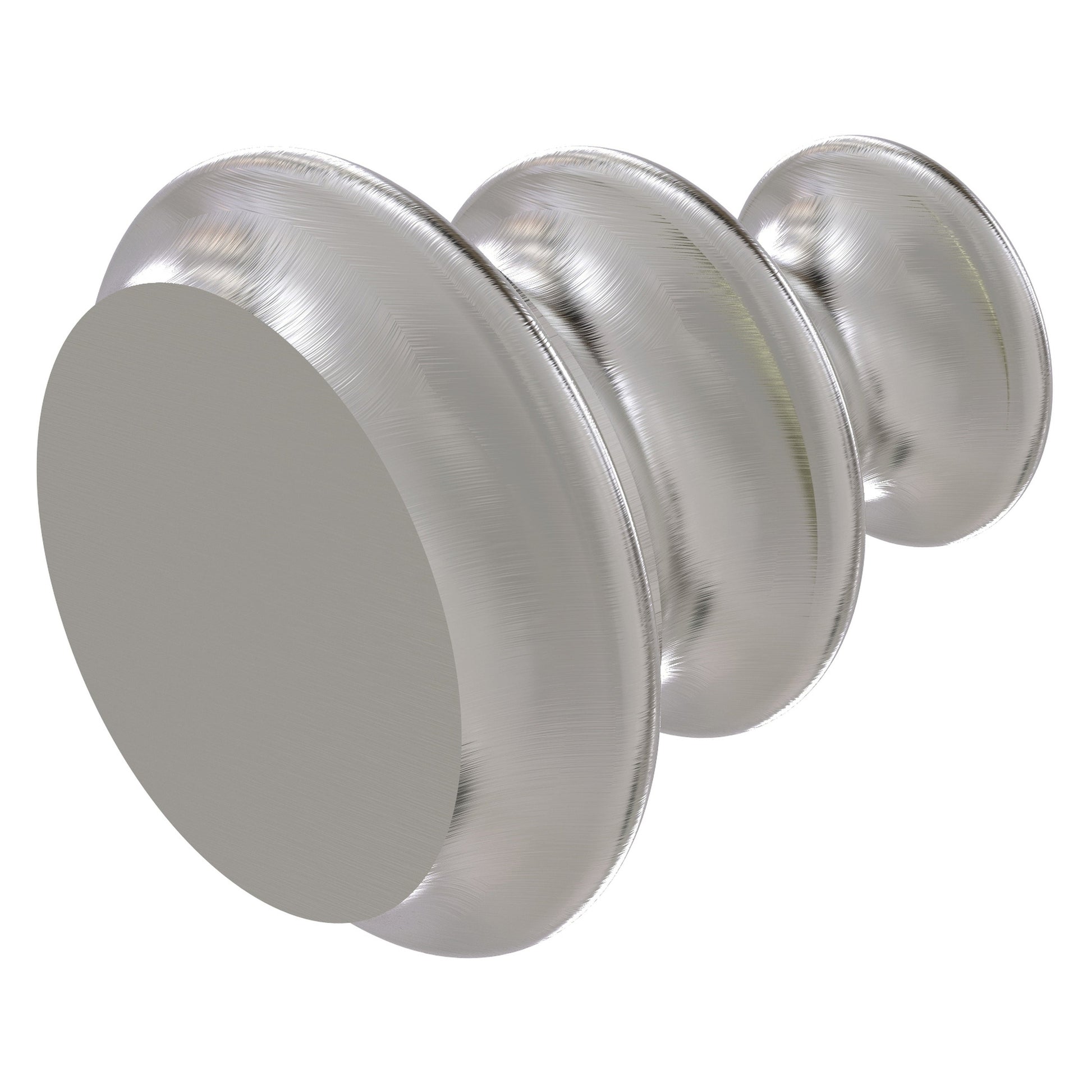 Allied Brass A-1 1" x 1" Satin Nickel Solid Brass Designer Cabinet Knob