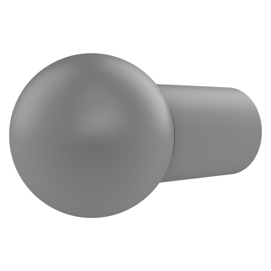 Allied Brass A-10 0.75" x 0.75" Matte Gray Solid Brass Cabinet Knob