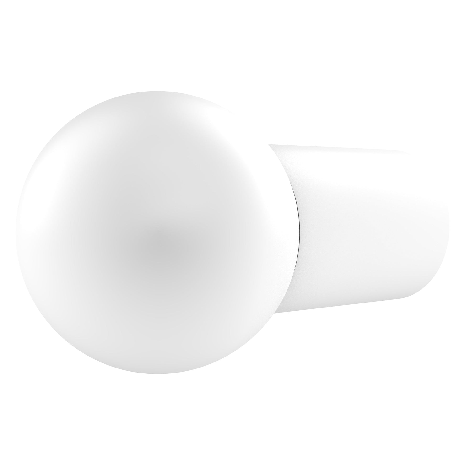 Allied Brass A-10 0.75" x 0.75" Matte White Solid Brass Cabinet Knob