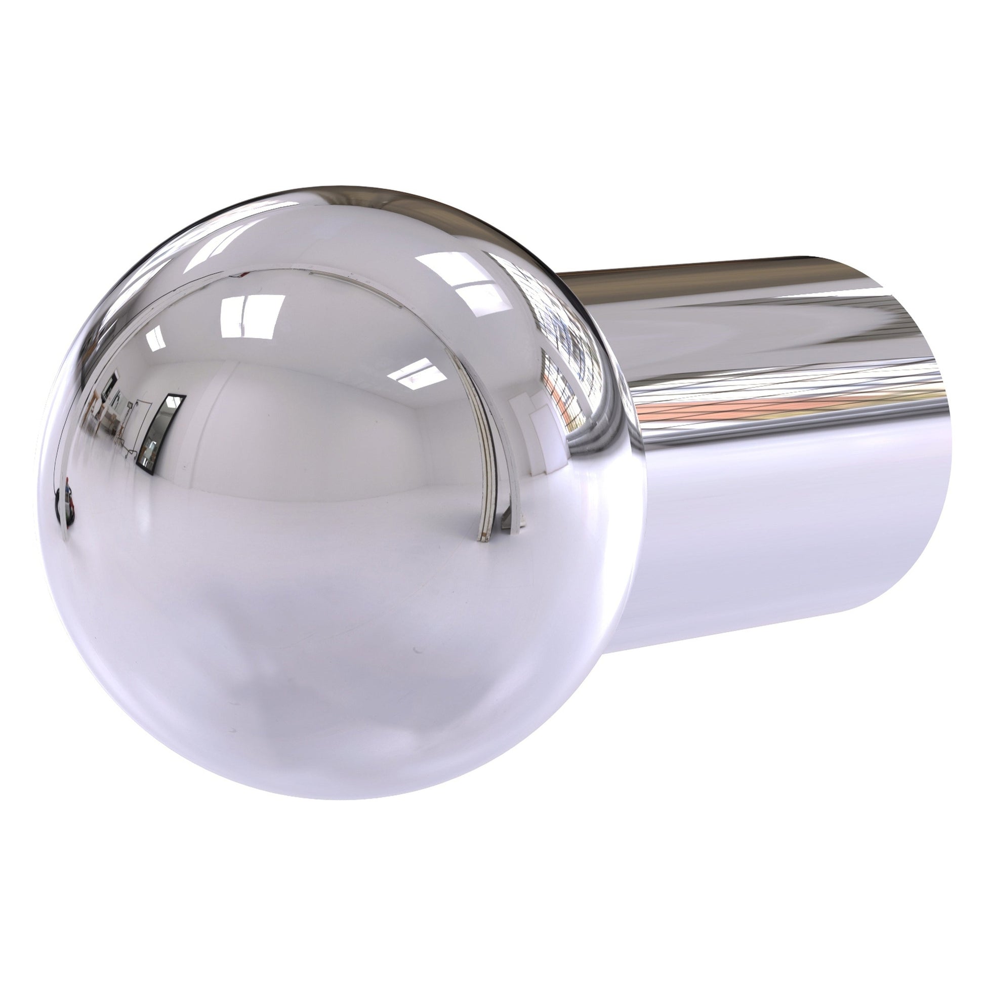 Allied Brass A-10 0.75" x 0.75" Polished Chrome Solid Brass Cabinet Knob