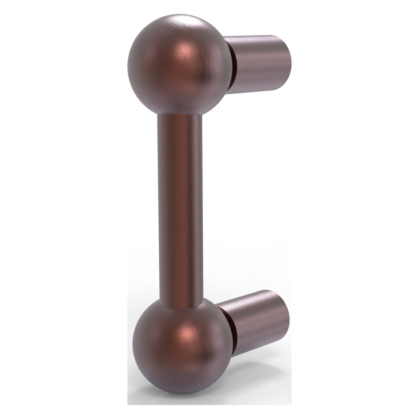 Allied Brass A-20 3.9" x 3" Antique Copper Solid Brass Cabinet Pull