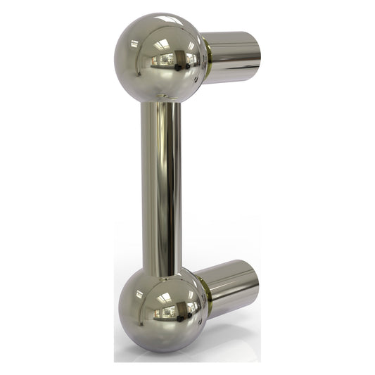 Allied Brass A-20 3.9" x 3" Polished Nickel Solid Brass Cabinet Pull