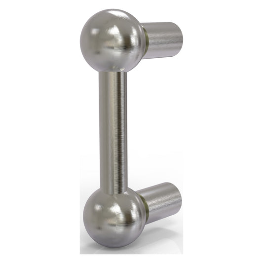 Allied Brass A-20 3.9" x 3" Satin Nickel Solid Brass Cabinet Pull