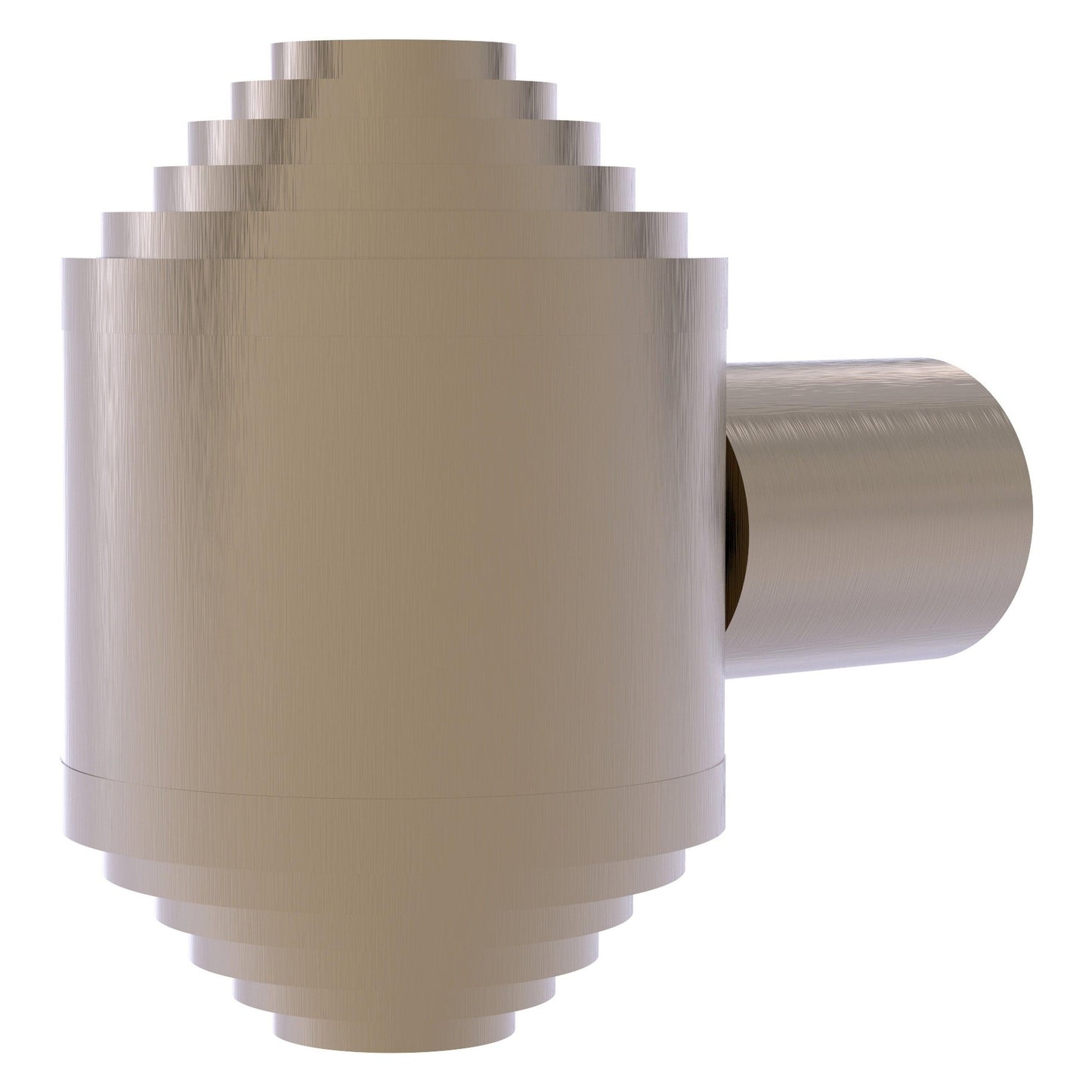 Allied Brass AT-10 1.25" x 1.25" Antique Pewter Solid Brass Cabinet Knob