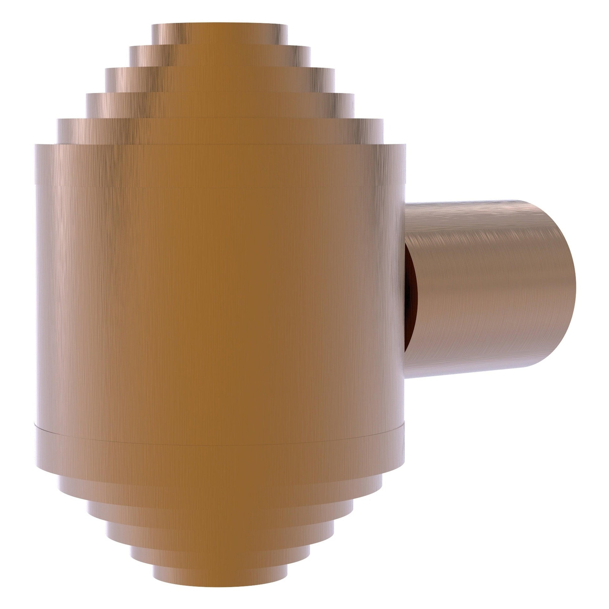 Allied Brass AT-10 1.25" x 1.25" Brushed Bronze Solid Brass Cabinet Knob