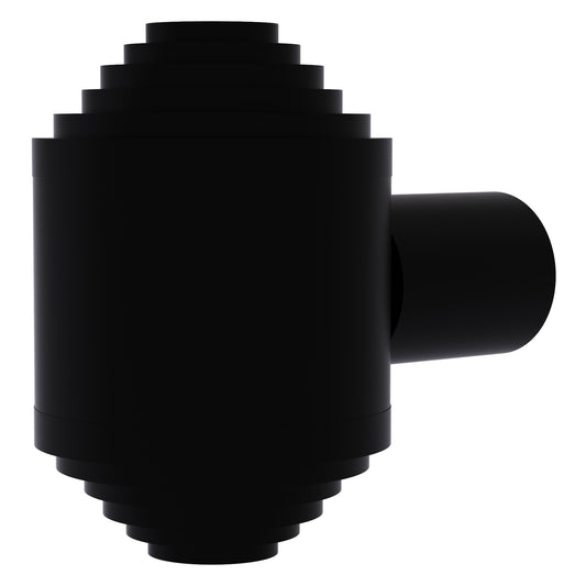 Allied Brass AT-10 1.25" x 1.25" Matte Black Solid Brass Cabinet Knob