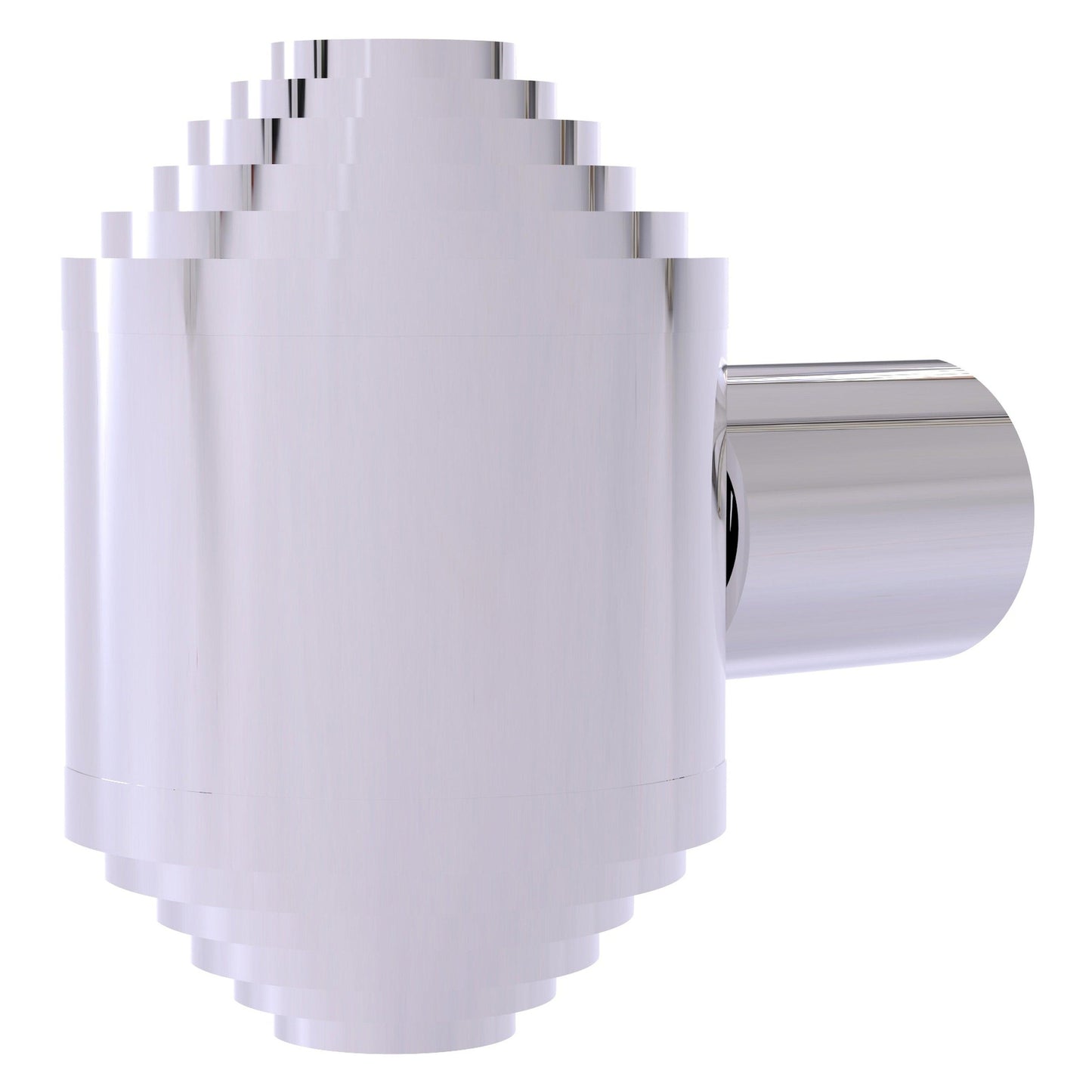 Allied Brass AT-10 1.25" x 1.25" Polished Chrome Solid Brass Cabinet Knob