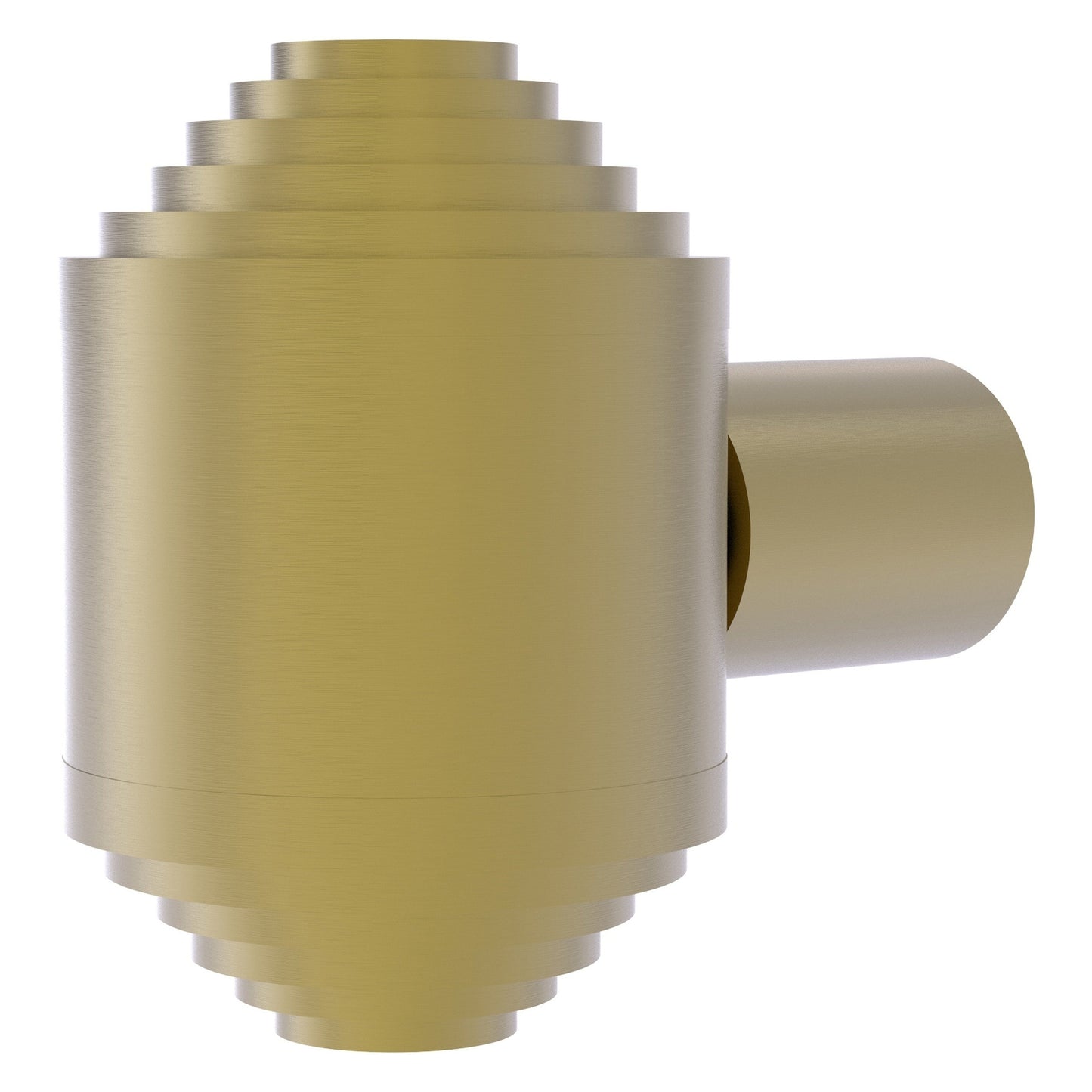 Allied Brass AT-10 1.25" x 1.25" Satin Brass Solid Brass Cabinet Knob