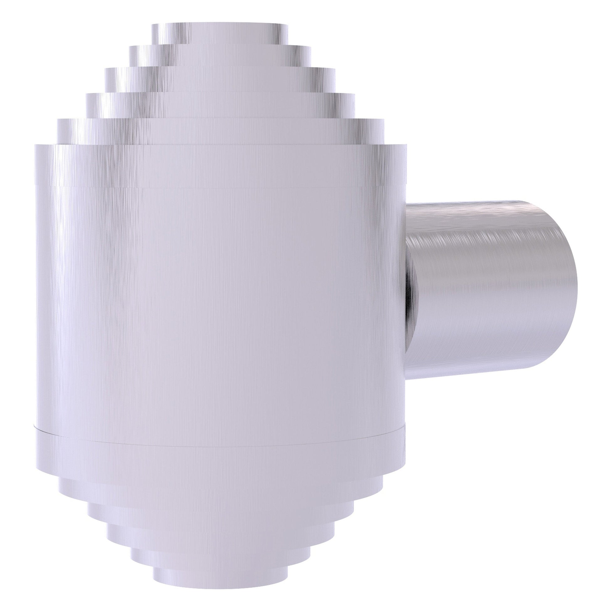 Allied Brass AT-10 1.25" x 1.25" Satin Chrome Solid Brass Cabinet Knob