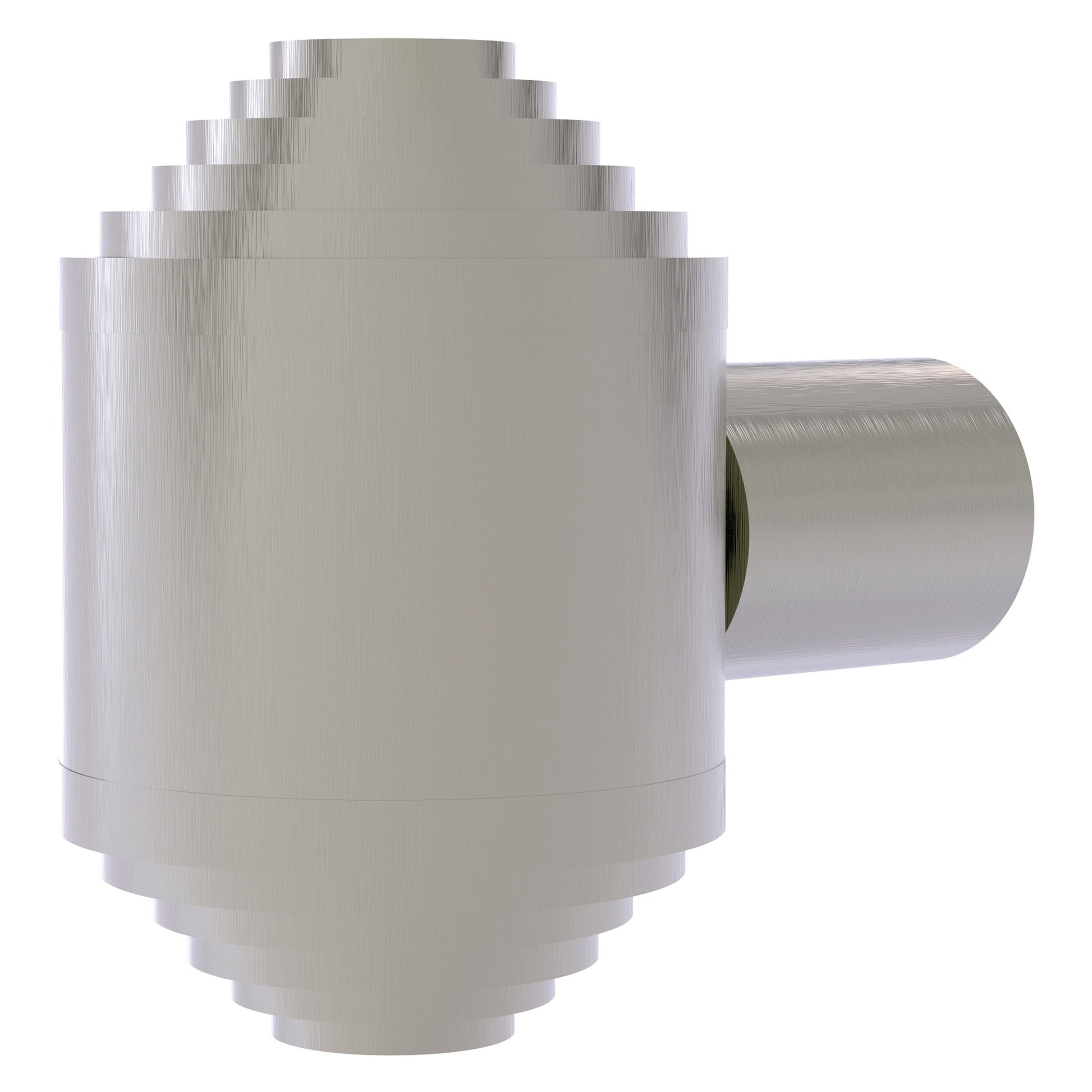 Allied Brass AT-10 1.25" x 1.25" Satin Nickel Solid Brass Cabinet Knob