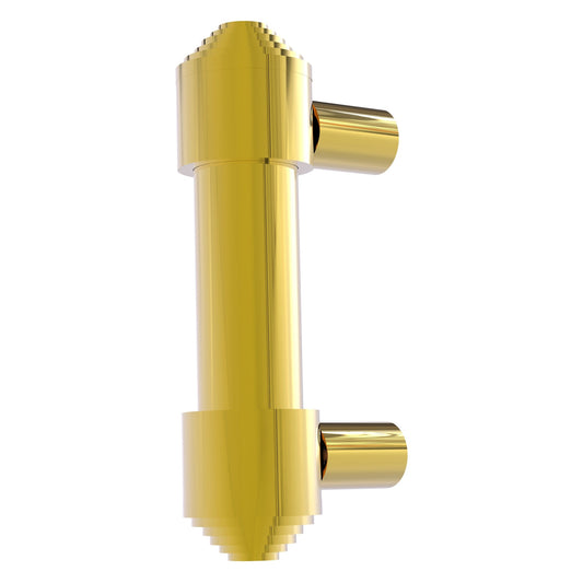 Allied Brass AT-30 3" x 1.7" Polished Brass Solid Brass Cabinet Pull