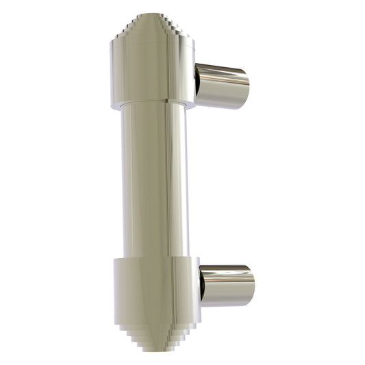Allied Brass AT-30 3" x 1.7" Polished Nickel Solid Brass Cabinet Pull