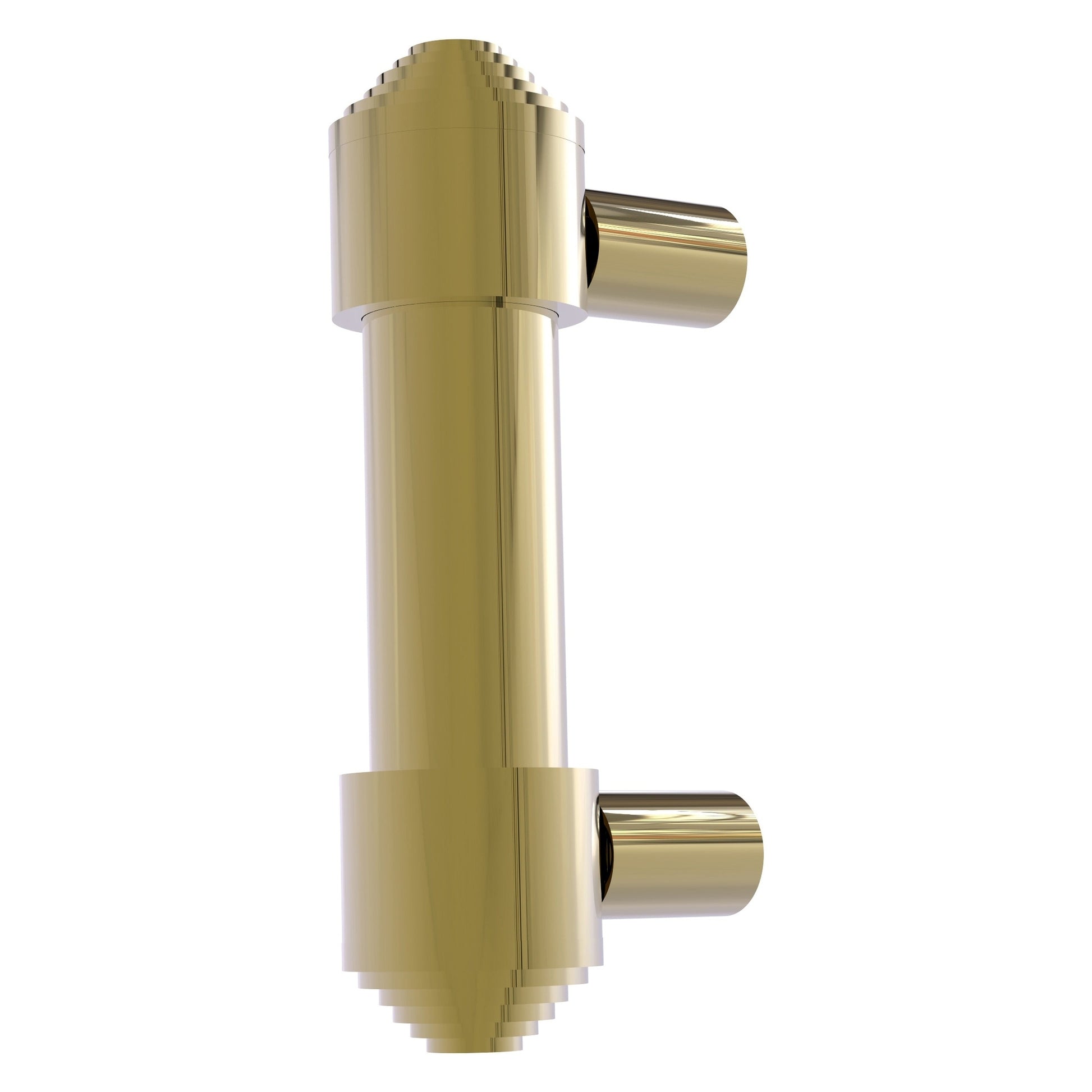 Allied Brass AT-30 3" x 1.7" Unlacquered Brass Solid Brass Cabinet Pull