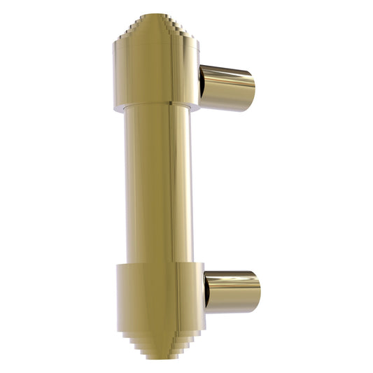 Allied Brass AT-30 3" x 1.7" Unlacquered Brass Solid Brass Cabinet Pull