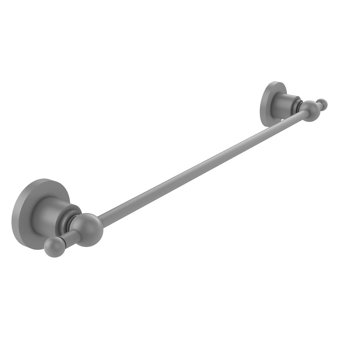 Allied Brass Astor Place 18" x 20.5" Matte Gray Solid Brass Towel Bar