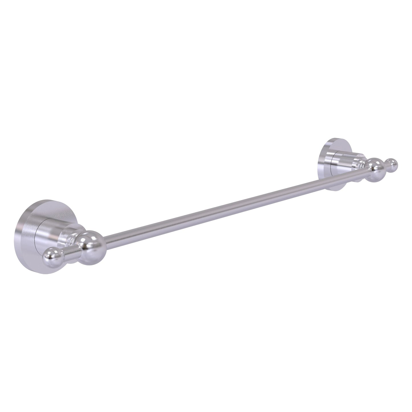 Allied Brass Astor Place 18" x 20.5" Satin Chrome Solid Brass Towel Bar