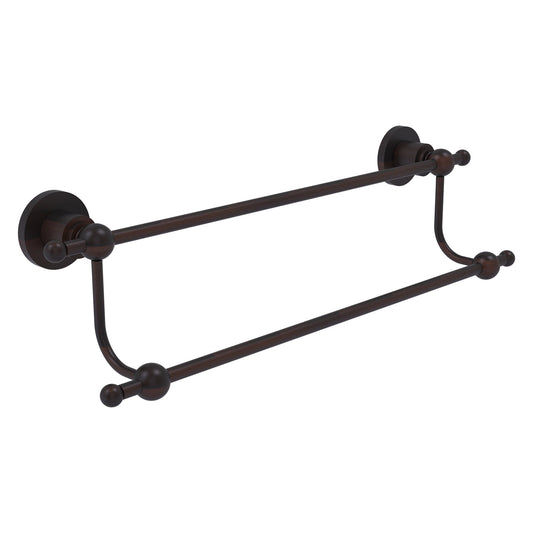 Allied Brass Astor Place 18" x 20.5" Venetian Bronze Solid Brass Double Towel Bar