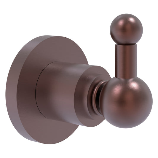 Allied Brass Astor Place 2.8" x 3.2" Antique Copper Solid Brass Robe Hook