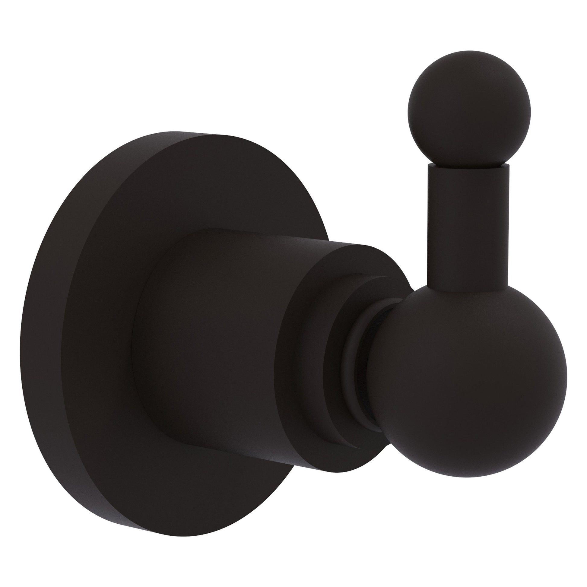 Allied Brass Astor Place 2.8" x 3.2" Oil Rubbed Bronze Solid Brass Robe Hook