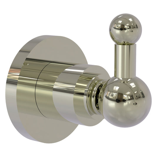 Allied Brass Astor Place 2.8" x 3.2" Polished Nickel Solid Brass Robe Hook