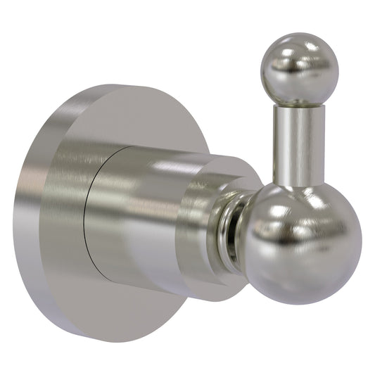 Allied Brass Astor Place 2.8" x 3.2" Satin Nickel Solid Brass Robe Hook