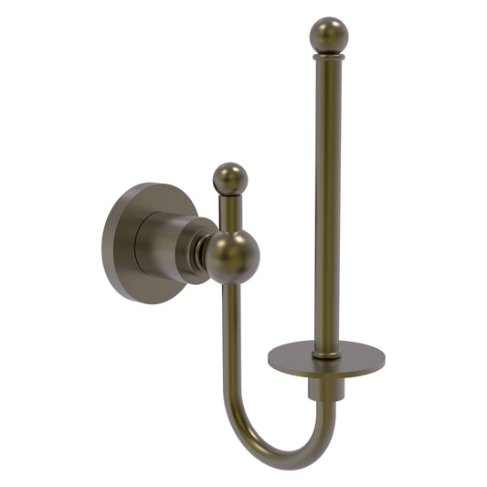 Allied Brass Astor Place 3" x 2.75" Antique Brass Solid Brass Upright Toilet Tissue Holder