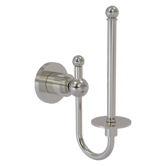 Allied Brass Astor Place 3" x 2.75" Satin Nickel Solid Brass Upright Toilet Tissue Holder