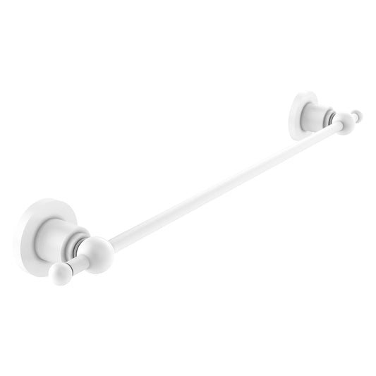 Allied Brass Astor Place 36" x 38.5" Matte White Solid Brass Towel Bar